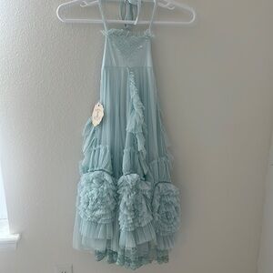 The prettiest light blue color. New with tags